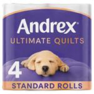 Andrex Ultimate Quilts Toilet Tissue 4 Rolls