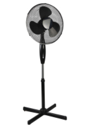 Fine Elements Black Pedestal Fan - 16in