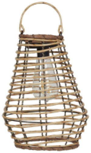 Smart Solar Faux Rattan Maris Lantern