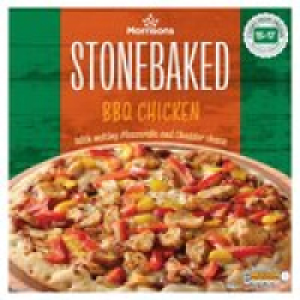 Morrisons Stonebaked BBQ Chicken Pizza
