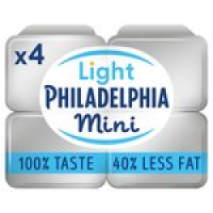Philadelphia Light Soft Cream Cheese Snacks Mini Tub