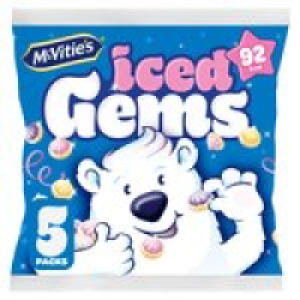 McVities Iced Gems Multipack Biscuits 5 Pack