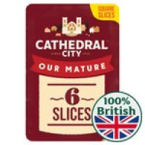 Cathedral City 6 Slices Mature Cheese
