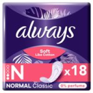 Always Dailies Normal Soft Like Cotton Liners
