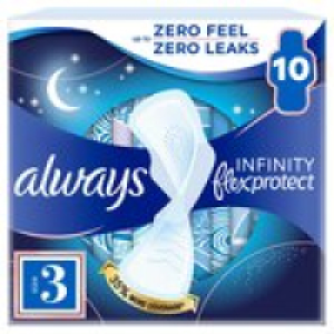 Always Infinity Night (Size 3) Sanitary Towels Wings