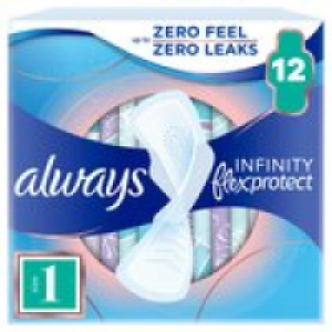 Always Infinity Normal (Size 1) Sanitary Towels Wings