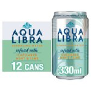 Morrisons  Aqua Libra Sparkling Water Cucumber Mint & Lime 