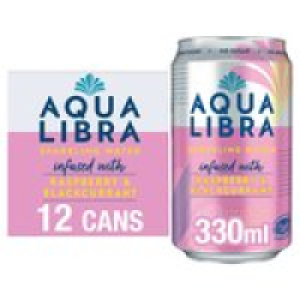 Aqua Libra Sparkling Water Raspberry & Blackcurrant