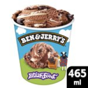 Ben & Jerrys Phish Food Chocolate Ice Cream Tub