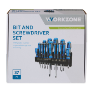 Aldi  Workzone 37 Screwdriver & Bit Set