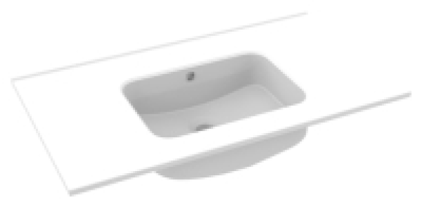 Wickes  Duarti By Calypso Bosbury Ceramic Vanity Basin - 800 x 460mm