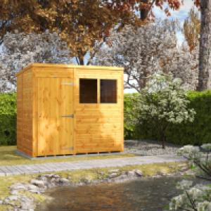Wickes  Powersheds Pent Shiplap Dip Treated Shed - 7 x 5ft