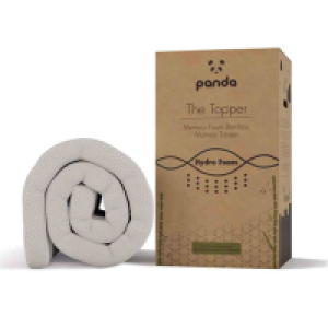 Panda Memory Foam Bamboo Mattress Topper - Double £117.99