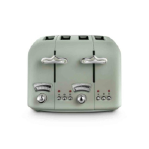Delonghi CT04.GR Argento Flora 4-Slice Toaster - Green £44.99