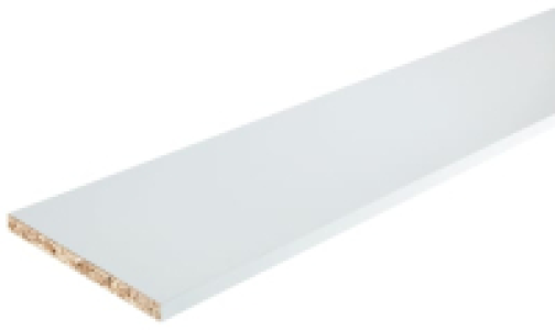 MFC White Furniture Panel - 18 x 500 x 2790mm