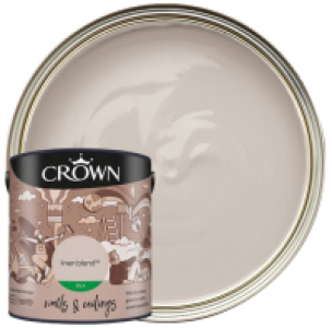 Wickes  Crown Silk Emulsion Paint - Linen Blend - 2.5L