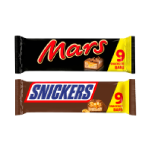 Mars & Snickers £2.00