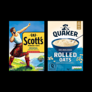 Scott’s Porridge Oats / Quaker Rolled Oats