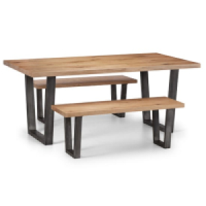 Julian Bowen Brooklyn Oak Dining Table