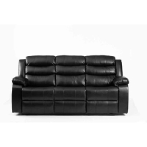 RobertDyas  Heartlands Furniture Turin Recliner 3 Seater Black