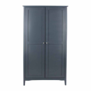 RobertDyas  Como Midnight Blue 2 Door Wardrobe Blue