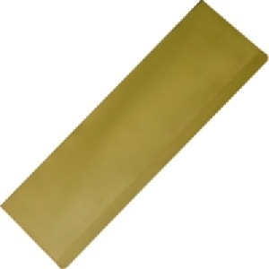 Letter Plate Tidy Brass 98x300mm
