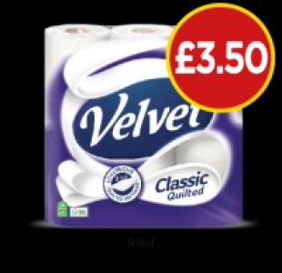 Velvet Classic Quilted £3.50