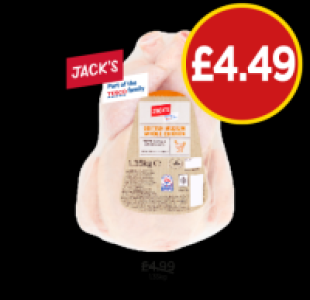 Budgens  Jacks Medium Whole Chicken