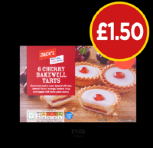 Jacks Cherry Bakewell Tarts