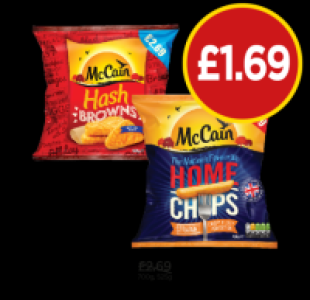 McCain Hash Browns, Home Chips Straight