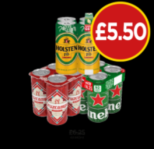 Holsten Pils, Cruzcampo, Heineken