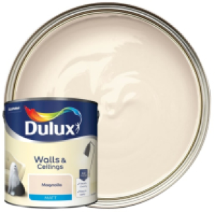 Wickes  Dulux Matt Emulsion Paint - Magnolia - 2.5L