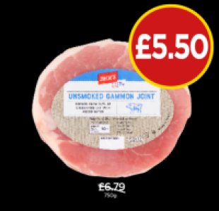 Unsmoked Gammon Joint