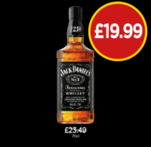 Jack Daniels Whiskey £19.99