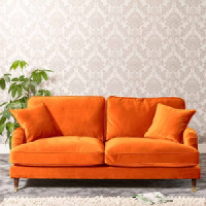 Duval 3 Seat Sofa Burnt Orange