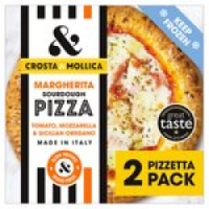 Ocado  Crosta & Mollica Margherita Pizzetta 2 Mini Sourdough Pizzas