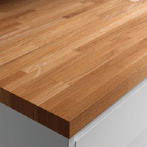 Wickes  Wickes Solid Oak Solid Wood Worktop - 600 x 26 x 3000mm