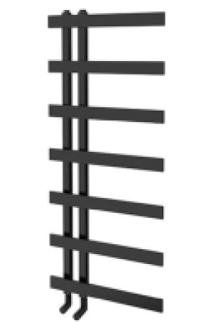 Towelrads Horton Anthracite Towel Radiator - 1200 x 500mm