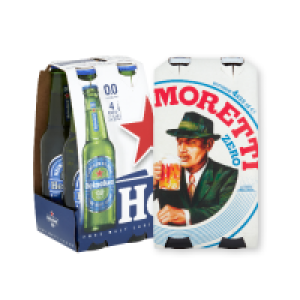 Birra Moretti 0.0% & Heineken 0.0%