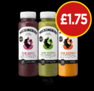 Budgens  Mockingbird Raw Boost, Greens, Defence