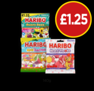 Haribo Buzzy Bees, Eggs Galore, Heart Throbs