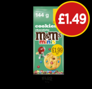 M&Ms Mini Cookies