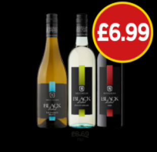 Budgens  McGuigan Black Label Sauvignon Blanc, Pinot Grigio, Red