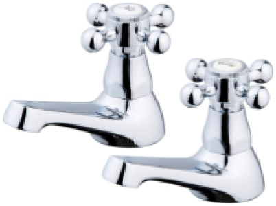Wickes Classic Chrome Basin Taps
