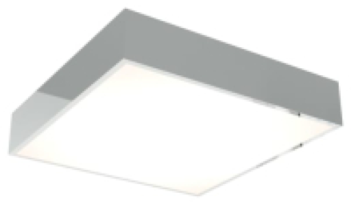 Sensio Arya Square Bathroom Ceiling Light - Chrome