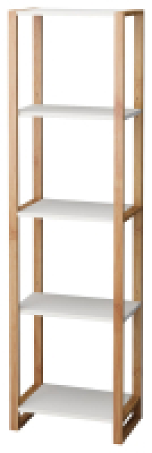Bamboo 5 Tier Shelving Unit - 1500 x 400mm