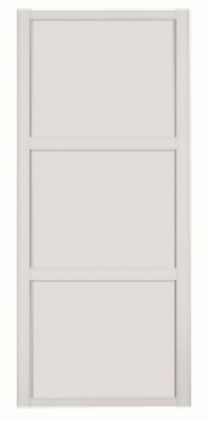 Wickes  Spacepro 3 Panel Shaker Cashmere Frame Cashmere Door - 914mm