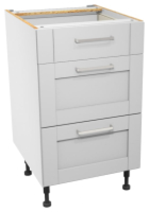 Wickes  Wickes Ohio Grey Shaker Drawer Unit - 500mm