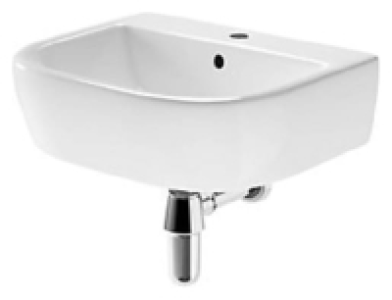 Wickes Galeria 1 Tap Hole Cloakroom Basin - 450 x 370 mm
