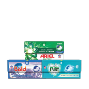 Bold, Ariel All-in-1 Original & Fairy Non Bio Pods